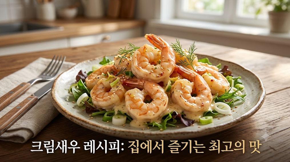 크림새우레시피